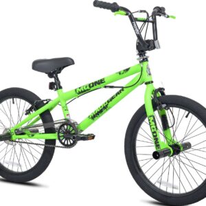 Madd Gear Freestyle BMX Child Bicycle, 20" Wheels, Green