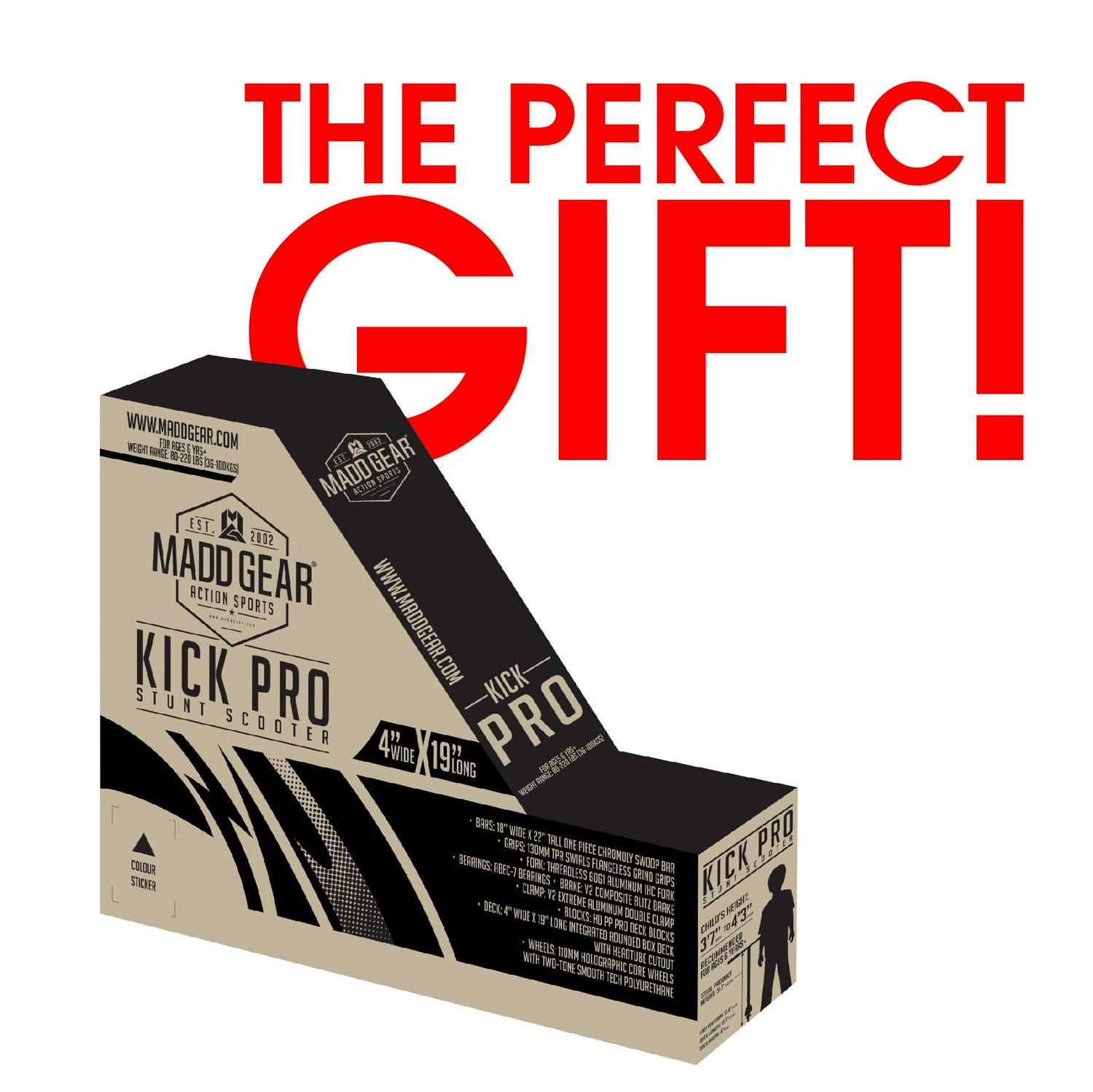 Madd Gear Kick Pro Stunt Scooter for Ages 6 + Strong Aluminum 5" Wide Lightweight Deck - Designed for Skatepark Use - Image 11