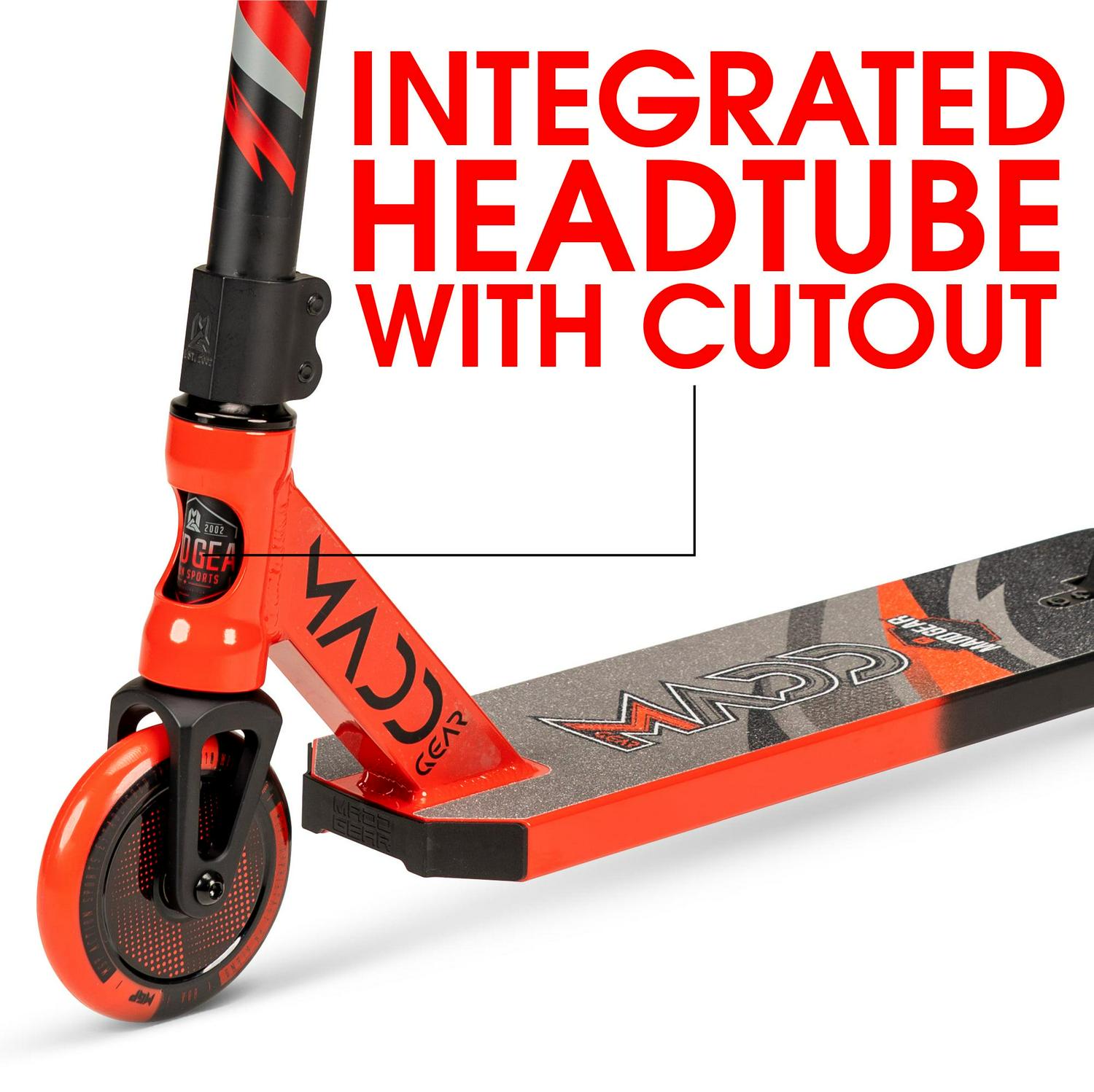Madd Gear Kick Pro Stunt Scooter for Ages 6 + Strong Aluminum 5" Wide Lightweight Deck - Designed for Skatepark Use - Image 3