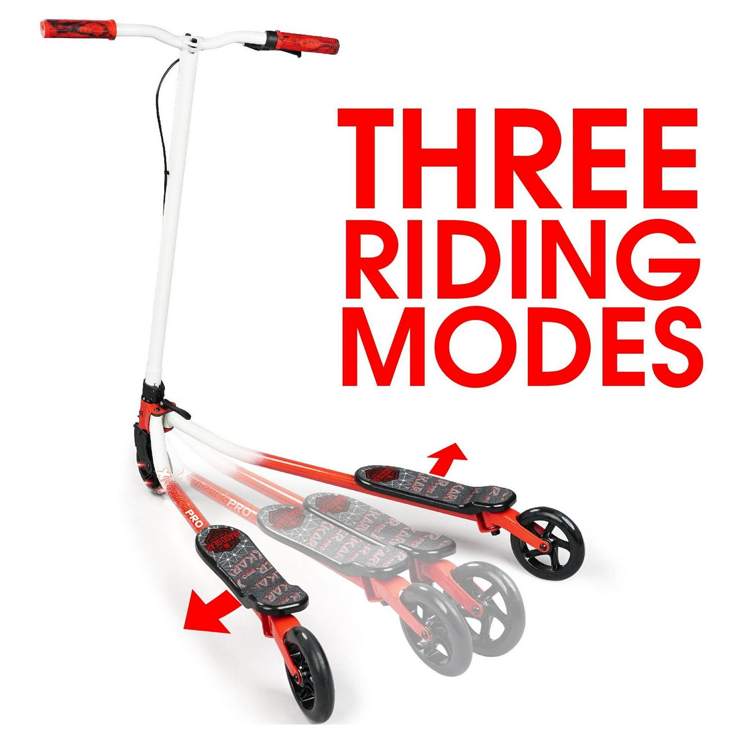 Madd Gear X Karver Pro Light-Up 3-in-1 Drifting Modes Swing Scooter For Kids 8 Years + Unisex - Image 3