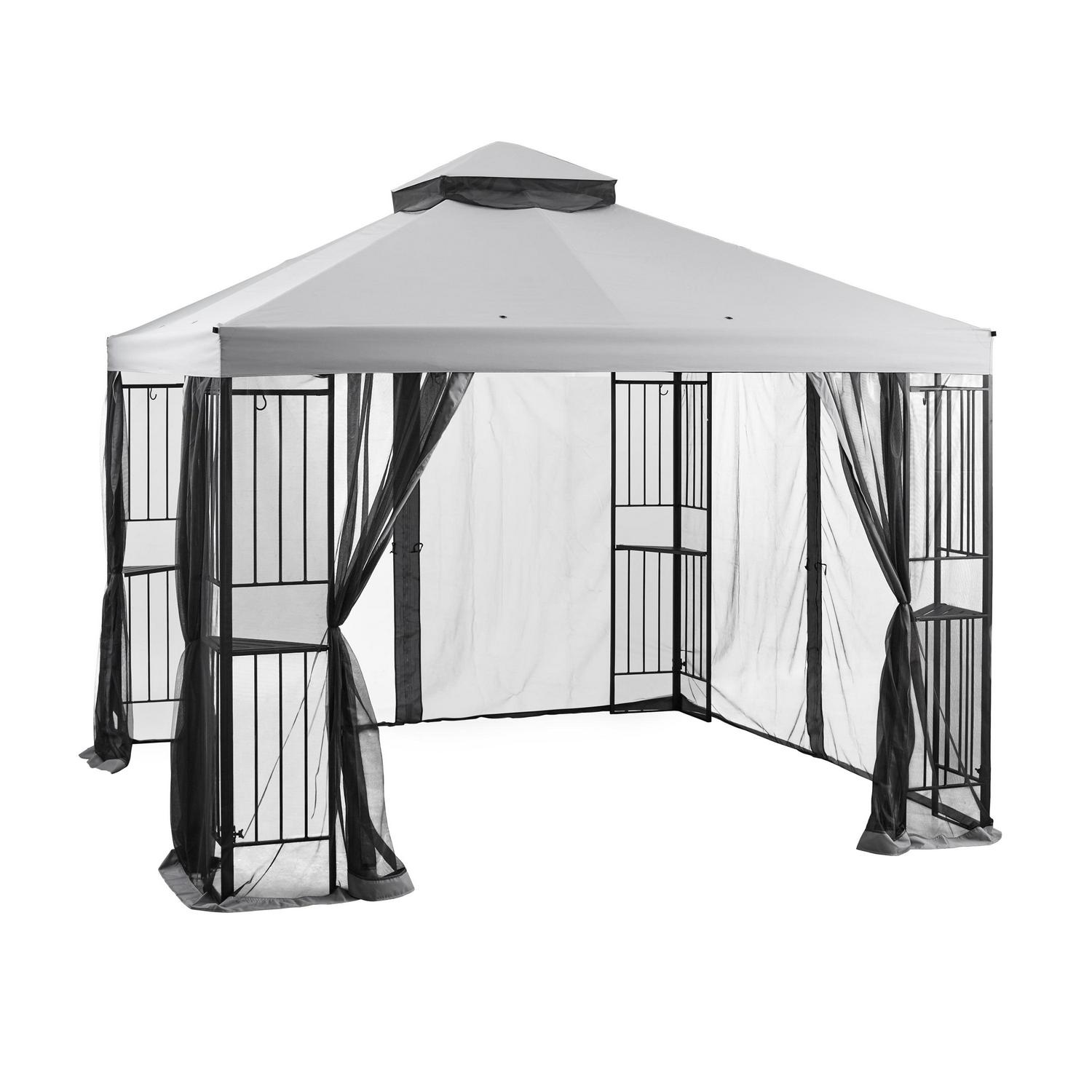 Mainstays 10' x 10' Easy Assembly Outdoor Furniture Patio Gazebo - Image 3