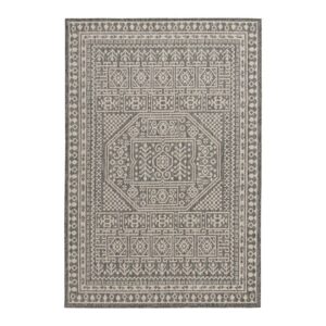 Mainstays 6'x9' Grey Medallion Outdoor Area Rug