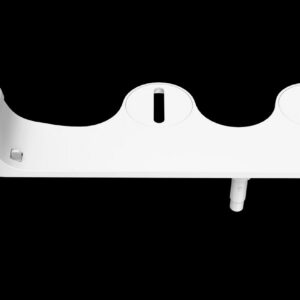 Mainstays Single Nozzle Bidet Attachment with Self Cleaning in Daisy White 4 Pack