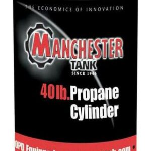 Manchester Tank & Equip 1220.13 Vertical Cylinder Propane Tank, 40-Lb.