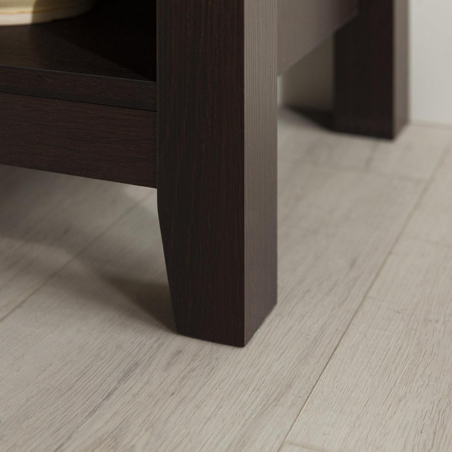 Walker Edison Open Storage TV Stand for TVs up to 65", Espresso - Image 13