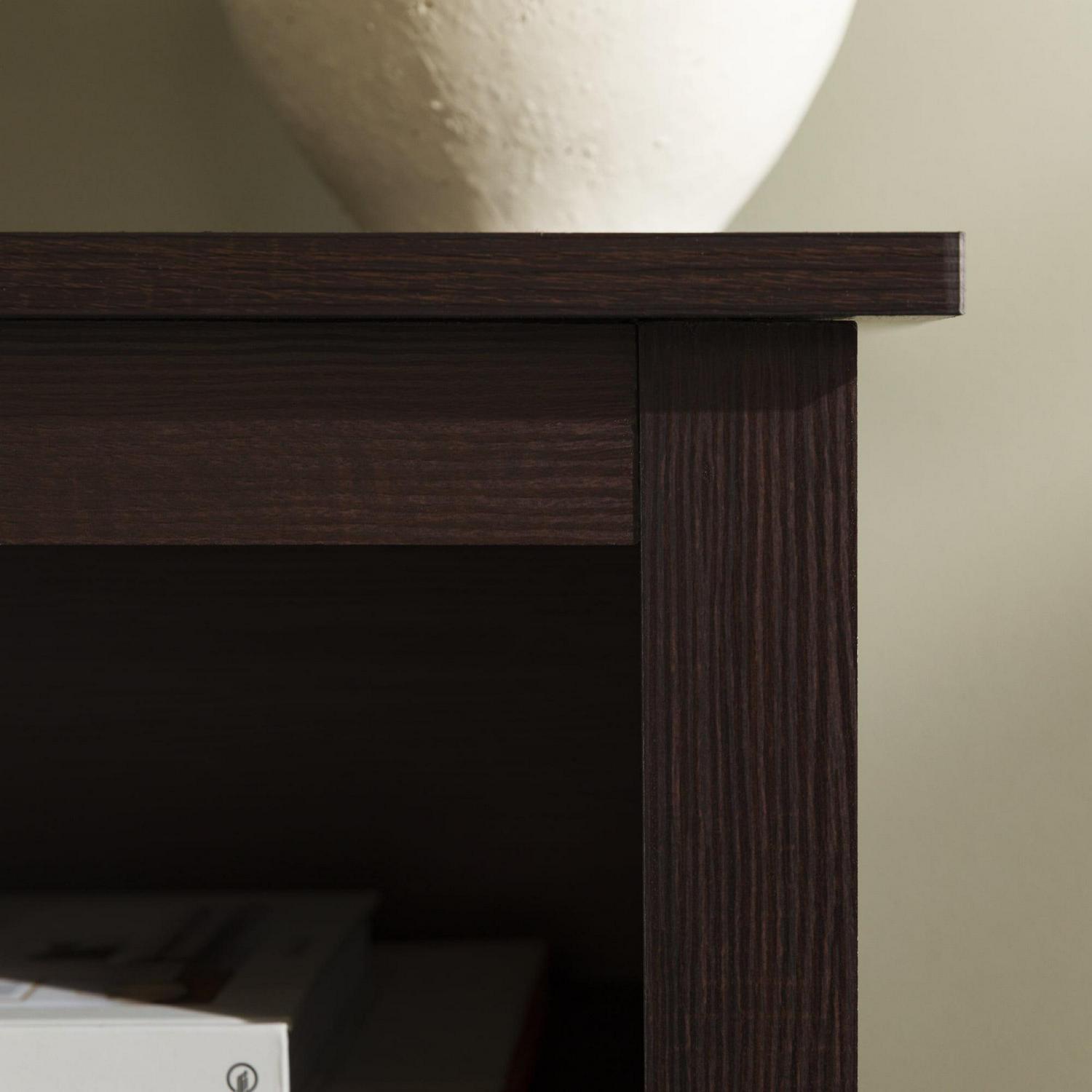 Walker Edison Open Storage TV Stand for TVs up to 65", Espresso - Image 9