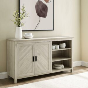 Stayton Birch Transitional 2 Door Sideboard by Walker Edison