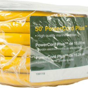 Cordset, 30A 125V, 50', Yellow