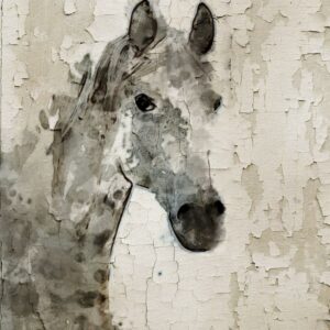 Marmont Hill Glaeta Horse by Irena Orlov Canvas Wall Art