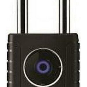Master Lock Bluetooth Padlock, 2-7/32in (56mm) Width, Long Shackle, Injection Molded Body