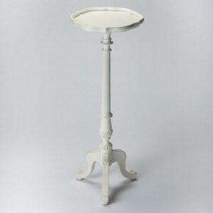 Butler Specialty Masterpiece Round Pedestal Plant Stand In White