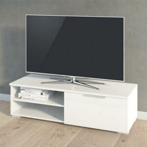 Tvilum Match 46" TV Stand in White High Gloss