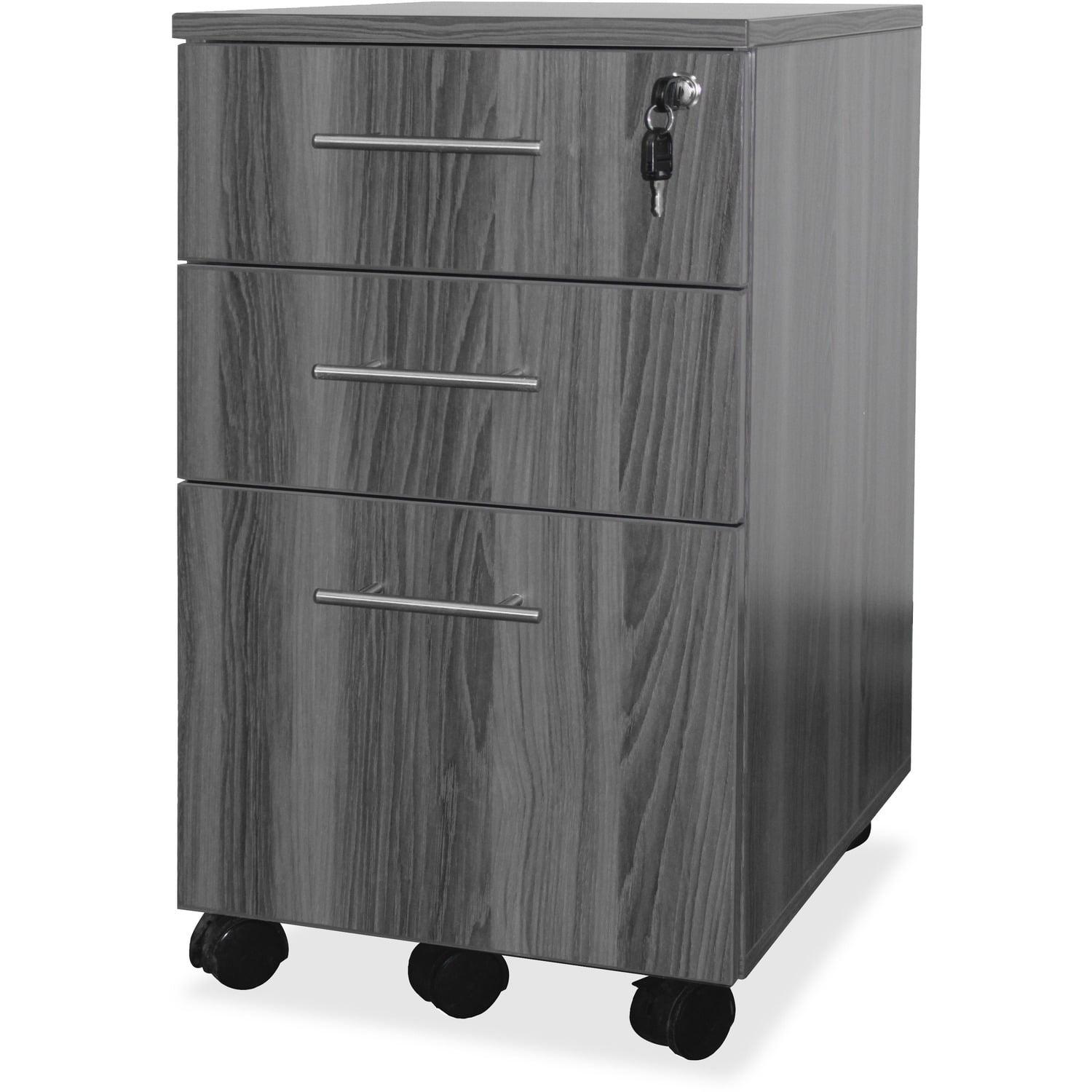 Mayline Medina Pedestal (Box-Box-File) in Gray Steel