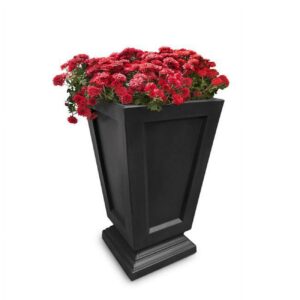Mayne 5898-B 25 in. Tall Aberdeen Planter - Black