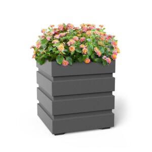 Mayne Fairfield 20x36 Planter - Graphite Grey