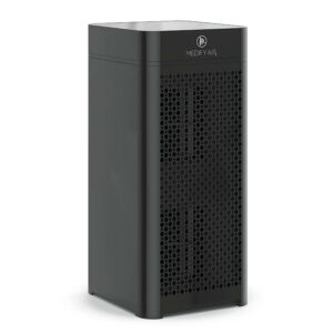 Medify Air MA-40 840 Sq Ft Tower Room Air Purifier w/H13 HEPA Filter, Black