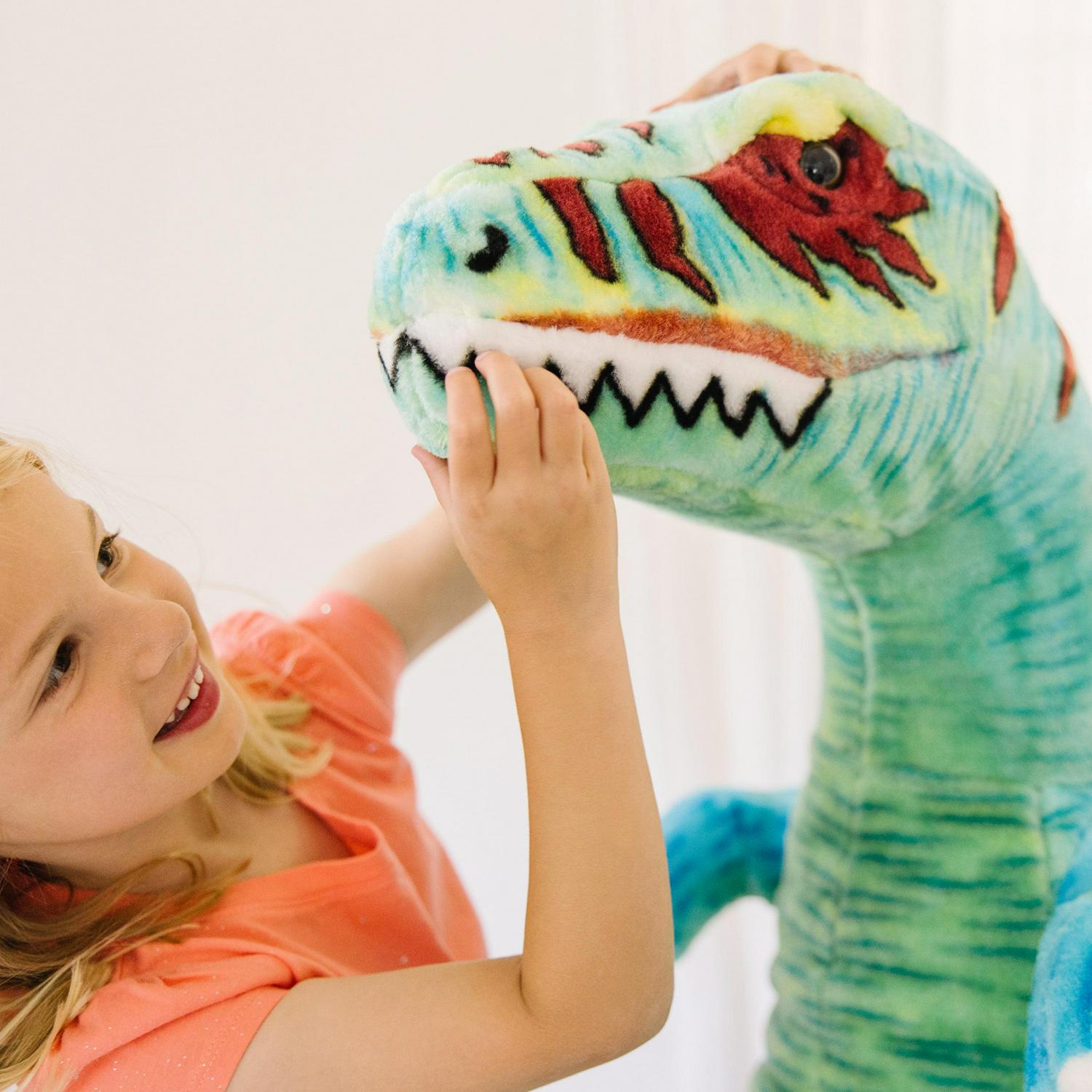 Melissa & Doug Standing T-Rex Giant Lifelike Plush Stuffed Animal - Image 5