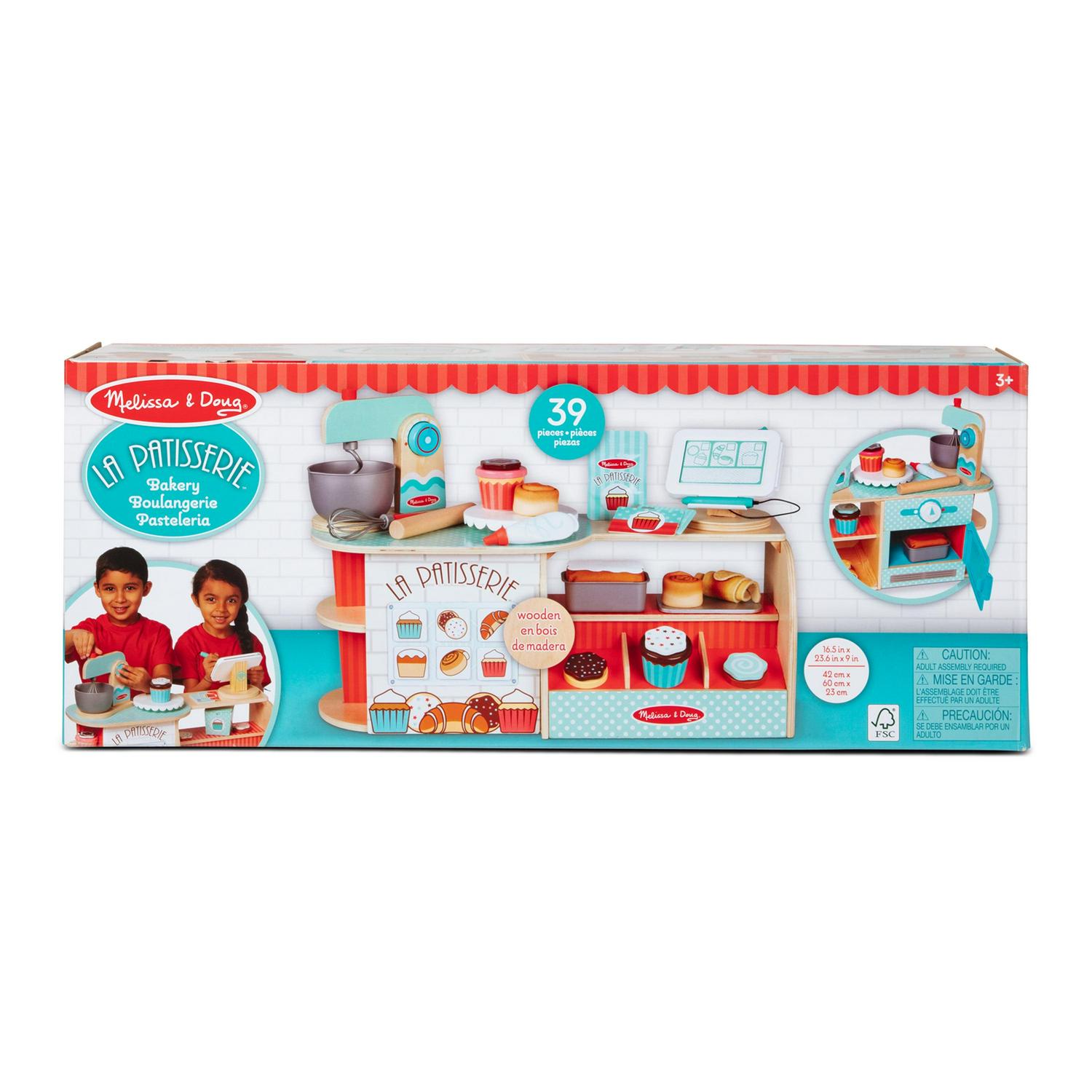Melissa & Doug Wooden La Patisserie Bakery (39 Pieces) - FSC Certified - Image 3
