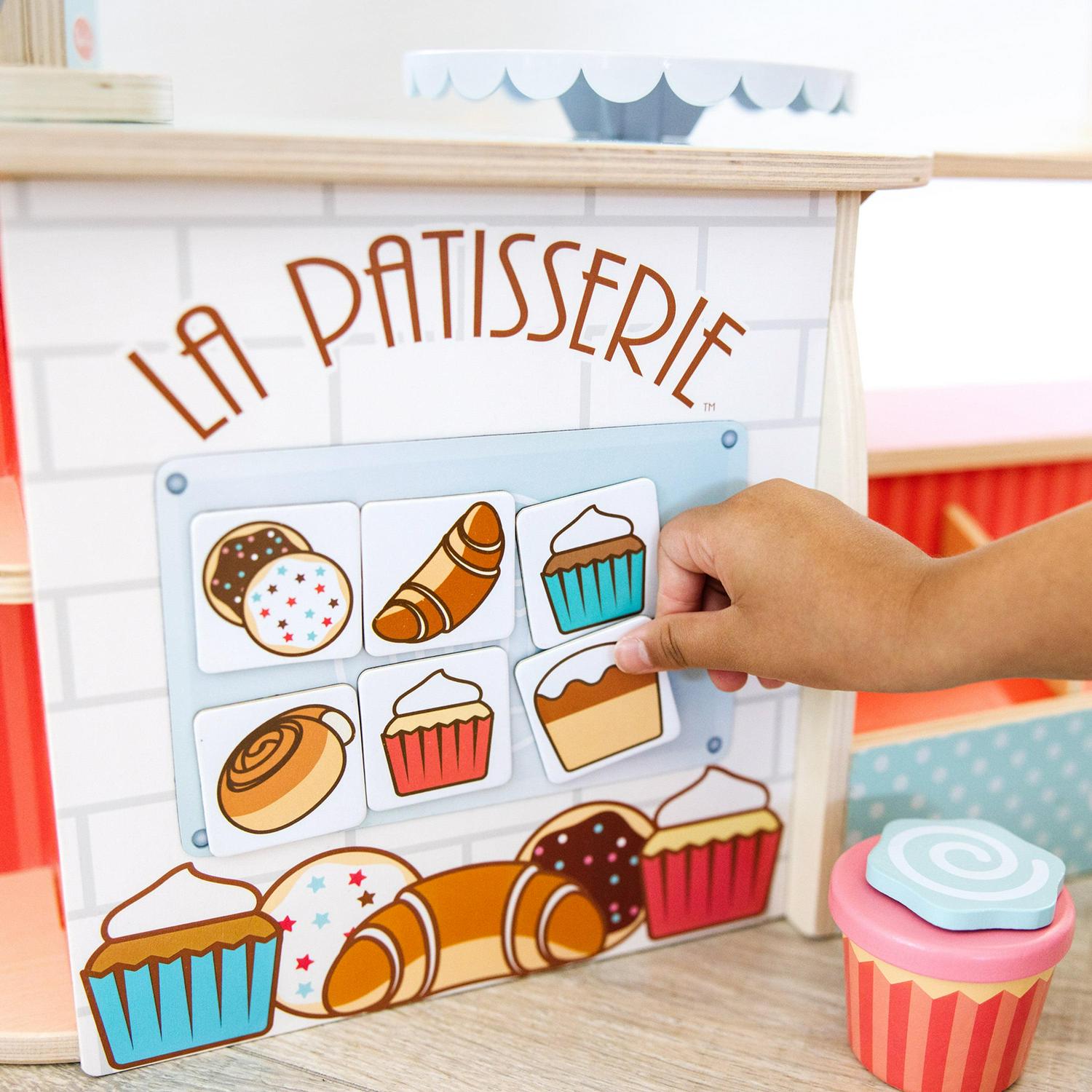 Melissa & Doug Wooden La Patisserie Bakery (39 Pieces) - FSC Certified - Image 6