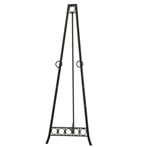 Metal Adjustable Floor Easel - Dark Bronze Finish