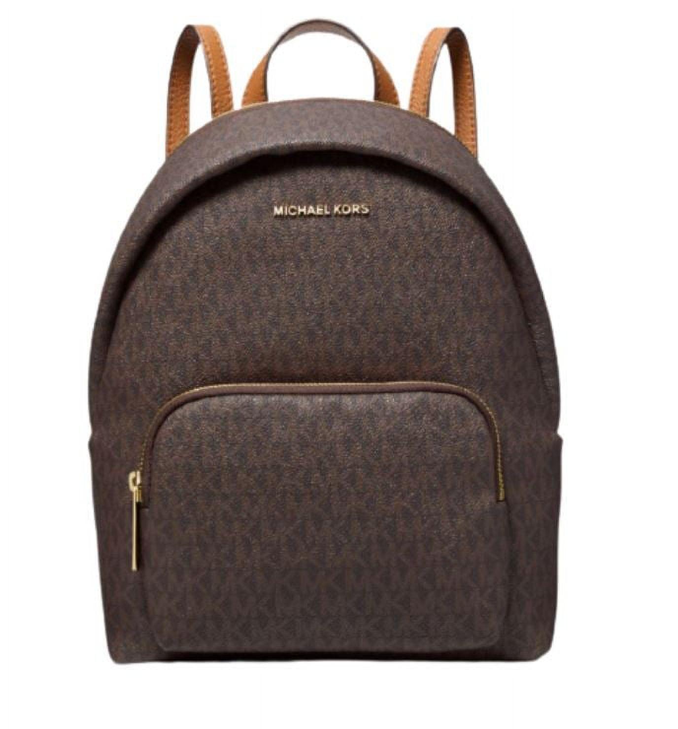 Michael Kors Womens Erin Large Backpack (Brown/Acorn) MK Signature