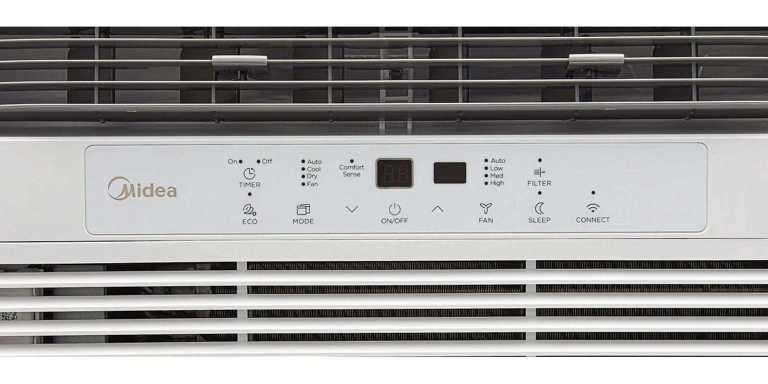 Midea 10,000 BTU 115V Smart Window Air Conditioner with Comfort Sense Remote, White, MAW10S1WWT-T, New - Image 6