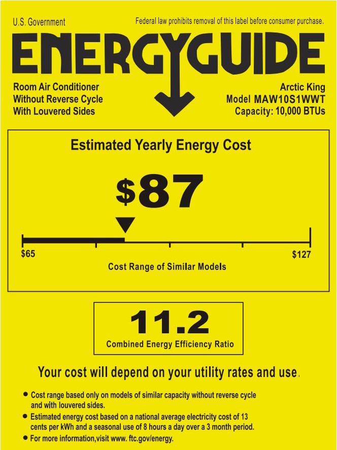 Midea 10,000 BTU 115V Smart Window Air Conditioner with Comfort Sense Remote, White, MAW10S1WWT-T, New - Image 11