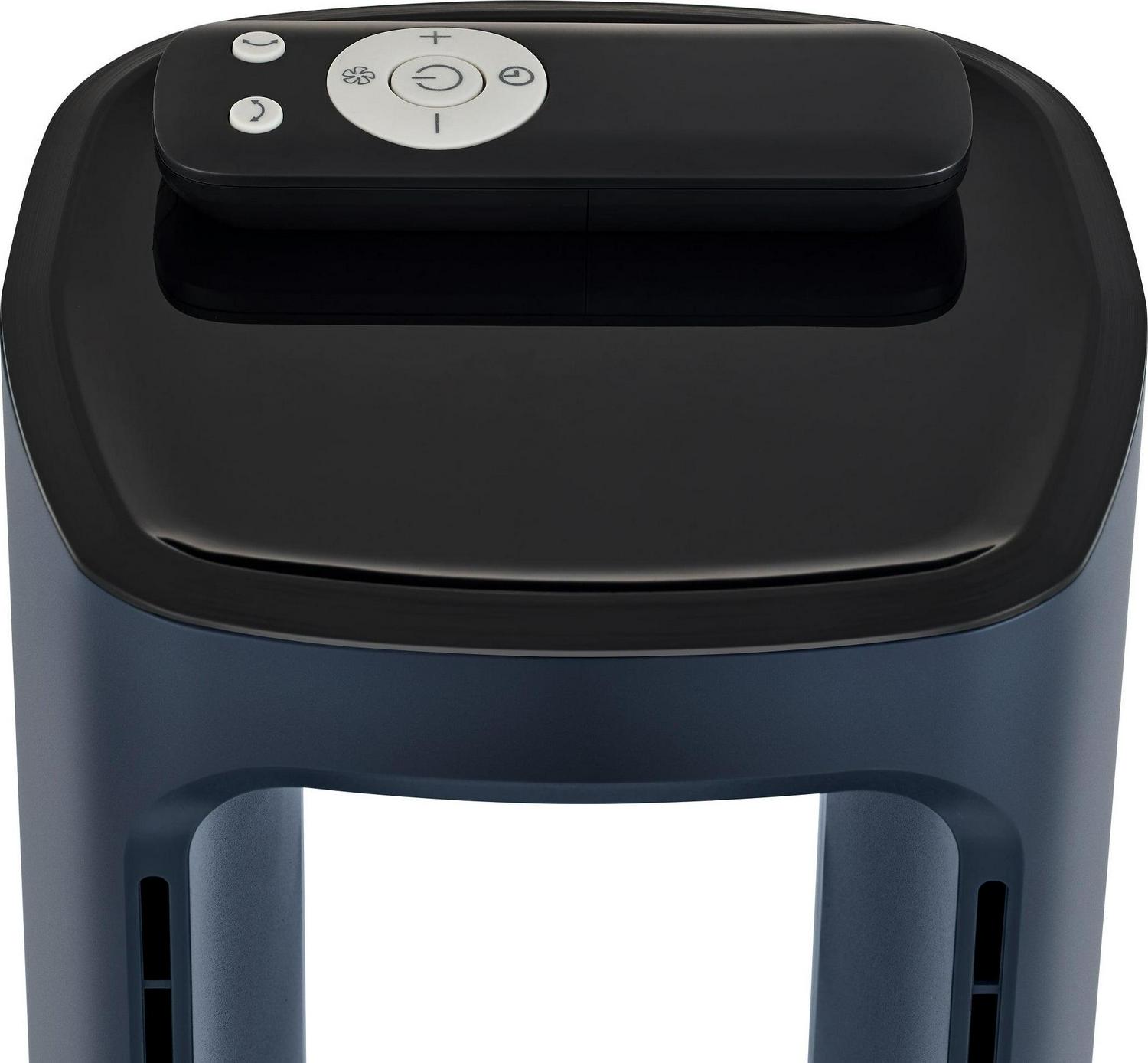 Midea 41" Tall 10-Speed Bladeless DC Tower Fan & HEPA Air Purifier with Remote Control, AMS150-PB, New, Blue - Image 11