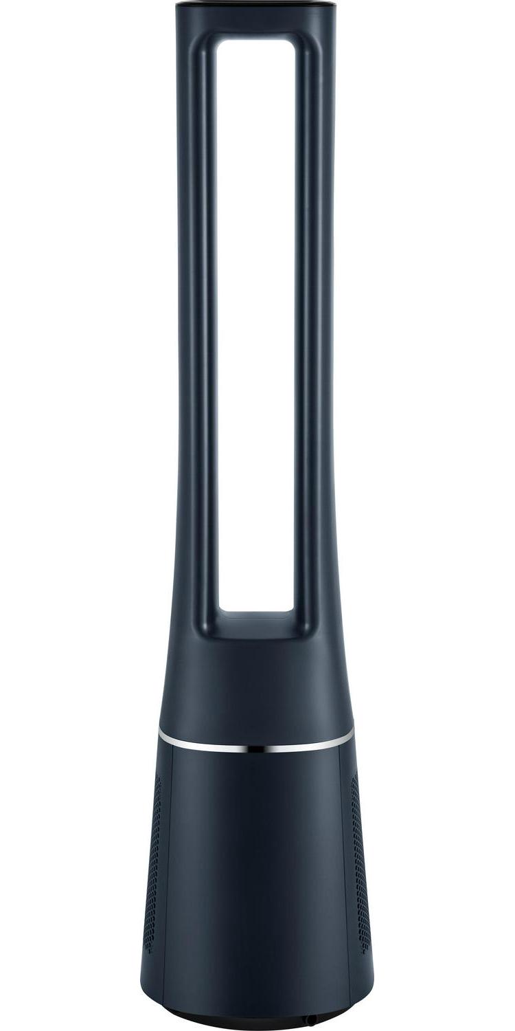 Midea 41" Tall 10-Speed Bladeless DC Tower Fan & HEPA Air Purifier with Remote Control, AMS150-PB, New, Blue - Image 13