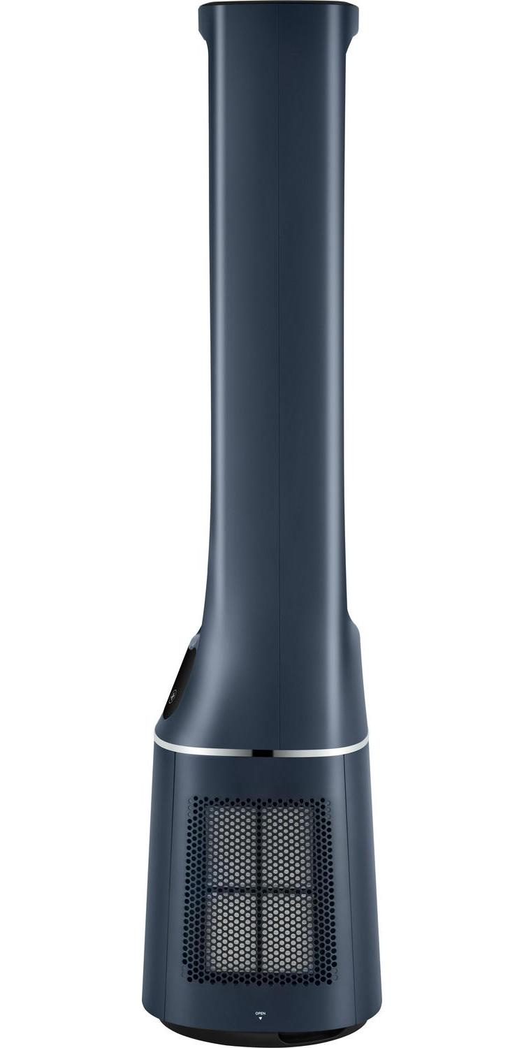 Midea 41" Tall 10-Speed Bladeless DC Tower Fan & HEPA Air Purifier with Remote Control, AMS150-PB, New, Blue - Image 9