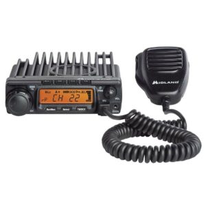 Midland MXT400 Micromobile Two-Way Radio 15 high power GMRS channels 40-Watt GMRS Black Bundle