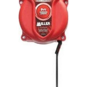 Miller by Honeywell MFL-2-Z7/6FT 6' TurboLite 1'' Polyester Vectran Web Personal Fall Limiter With Locking Rebar Hook End Connector And Steel Twist-Lock Carabiner Unit Connector