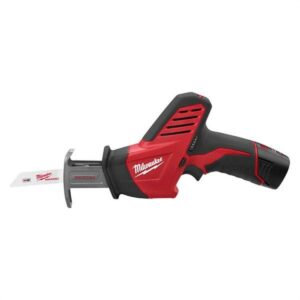 Milwaukee 2420-21 M12 HACKZALL Reciprocating Saw Kit – Includes Compact Cordless Saw with (1) 1.5 Ah Battery, M12 Charger, & Tool Bag
