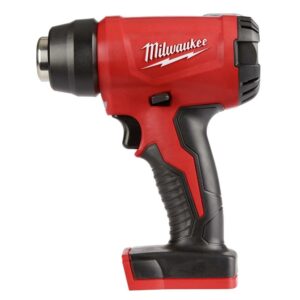 Milwaukee 2688-20 M18 18V Cordless Compact Heat Gun – Fast Heat-Up, REDLITHIUM Battery Powered, LED Light, Red (Tool Only)