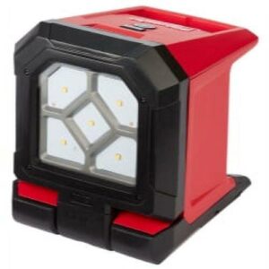 Milwaukee Dust resistant Rover Mounting Flood Light, Metal Red