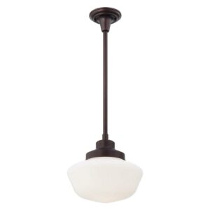 1 Light Pendant In Traditional Style 10.75 Inches Tall By 12 Inches Wide-Brushed Bronze Finish Minka Lavery 2254-576
