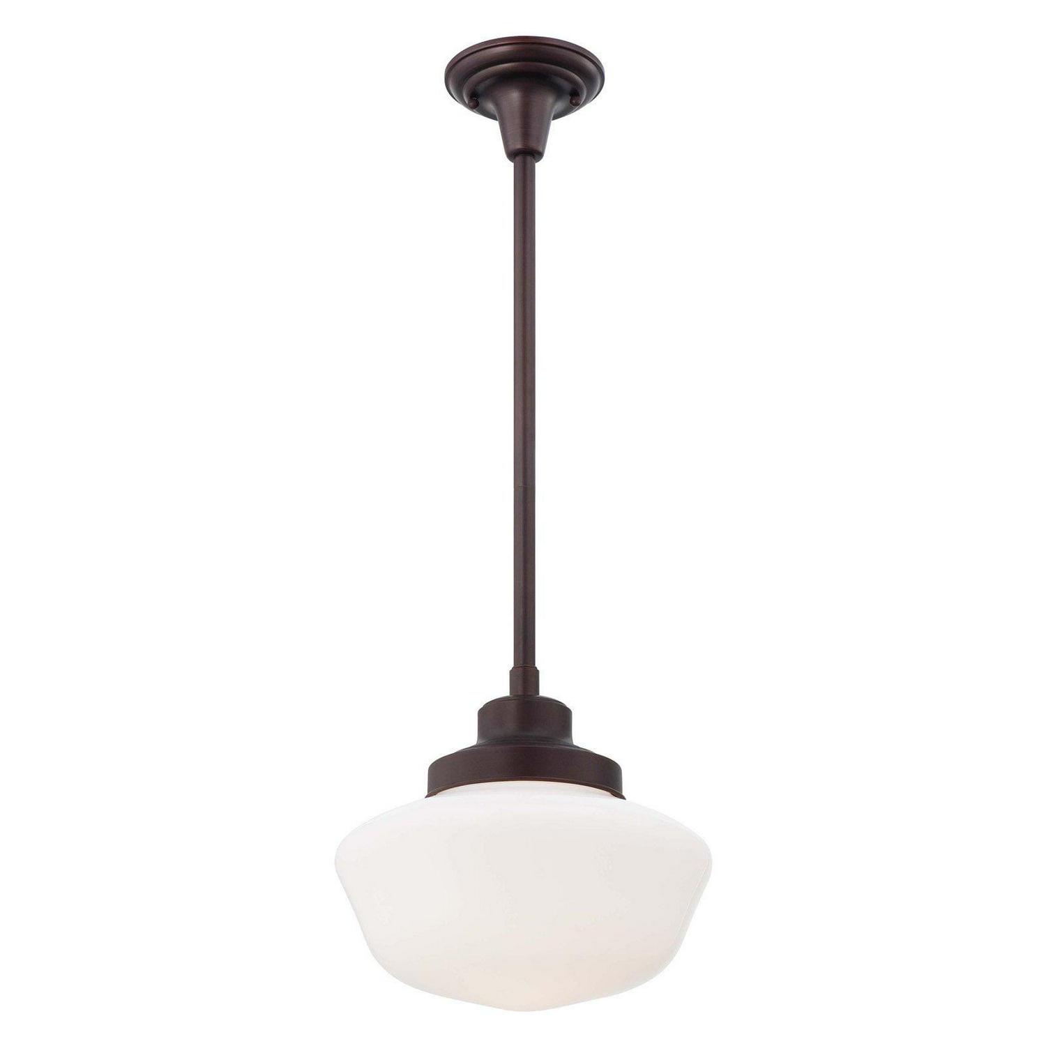 1 Light Pendant In Traditional Style 10.75 Inches Tall By 12 Inches Wide-Brushed Bronze Finish Minka Lavery 2254-576