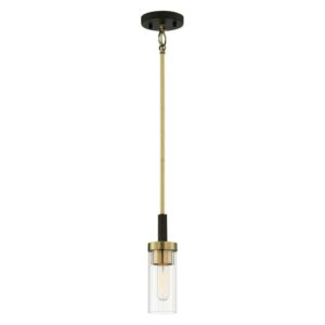 1 Light Mini Pendant In Transitional Style 10.75 Inches Tall By 3.25 Inches Wide -Traditional Installation Minka Lavery 3040-560