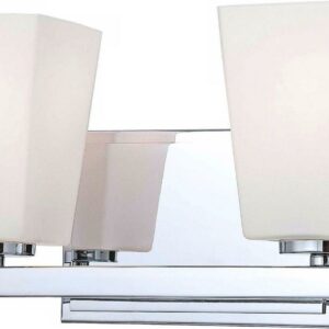 Minka Lavery - City Square - 2 Light Bath Bar in Transitional Style - 7 inches