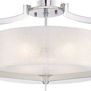 Minka Lavery - Clarte - 3 Light Semi-Flush Mount in Contemporary Style - 9.75