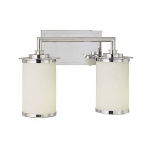 Minka Lavery - Glass Note - 2 Light Contemporary Bath Vanity in Contemporary