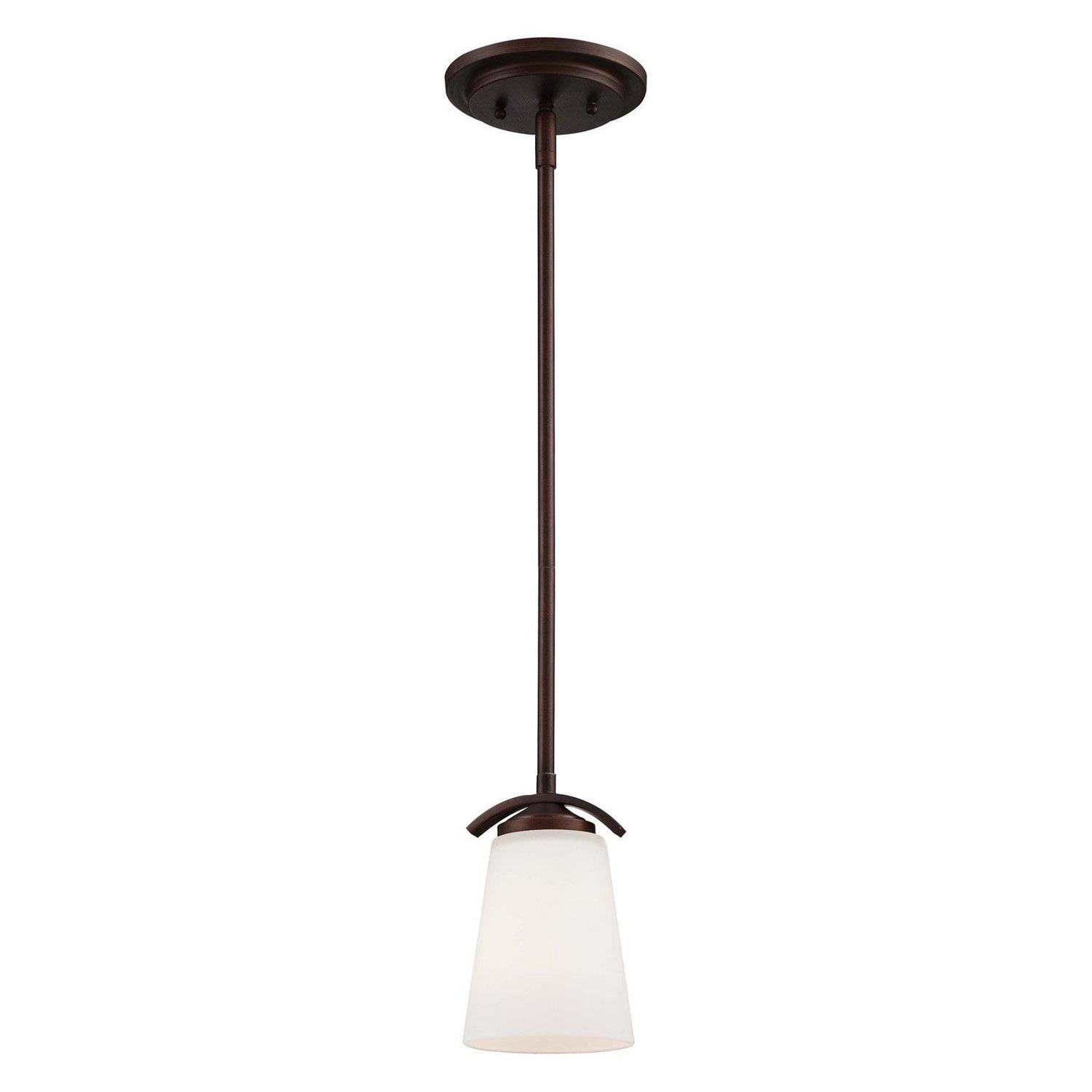 1 Light Mini Pendant In Transitional Style 7.5 Inches Tall By 4.75 Inches Wide-Brushed Nickel Finish Minka Lavery 4961-84 - Image 2