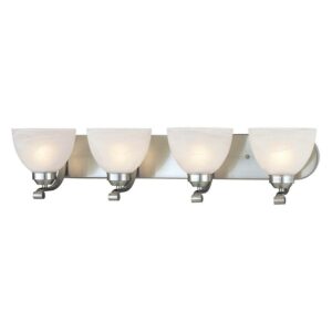 Paradox 4-Light 30" Bathroom Vanity Light in Brushed Nickel