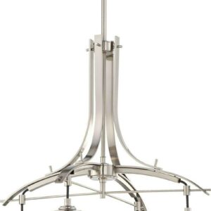 Minka Lavery - Poleis - Chandelier 4 Light Brushed Nickel in Transitional Style