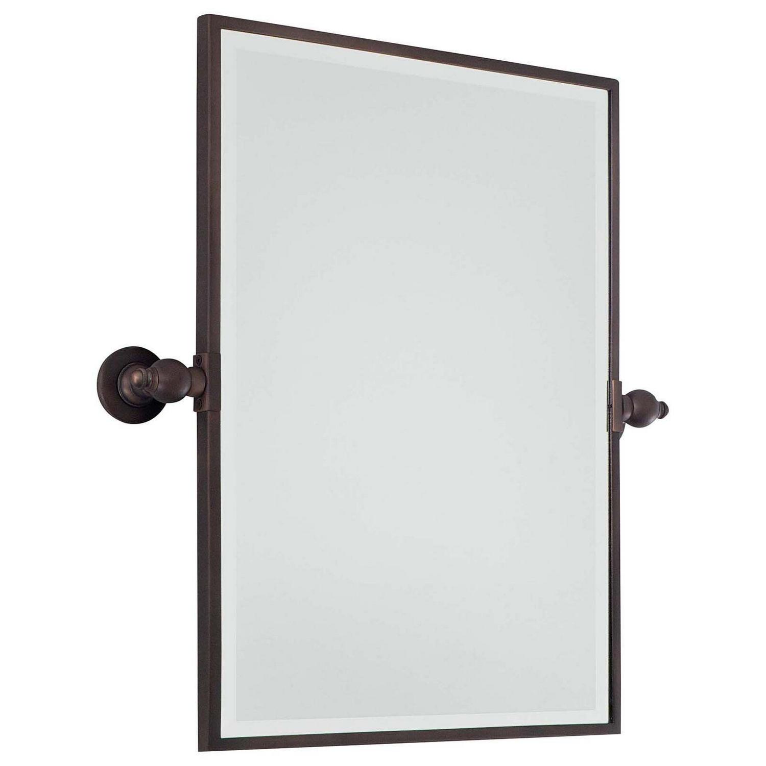 1440-267-Minka Lavery-Rectangular Beveled Mirror in Traditional Style - 24 inches tall by 18 inches wide-Dark Brushed Bronze Finish - Image 8