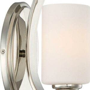 Minka Lavery Tilbury 10 1/4" High Polished Nickel Wall Sconce