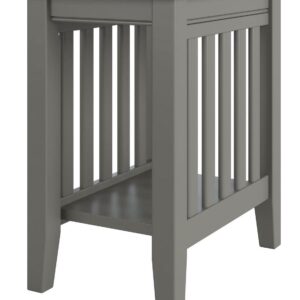 AFI Mission Chair Side Table, Grey
