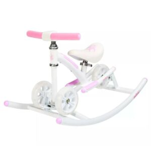 Mobo Cruiser Wobo 2 in 1 Rocking Baby Balance Bike Learning Toy, Pink