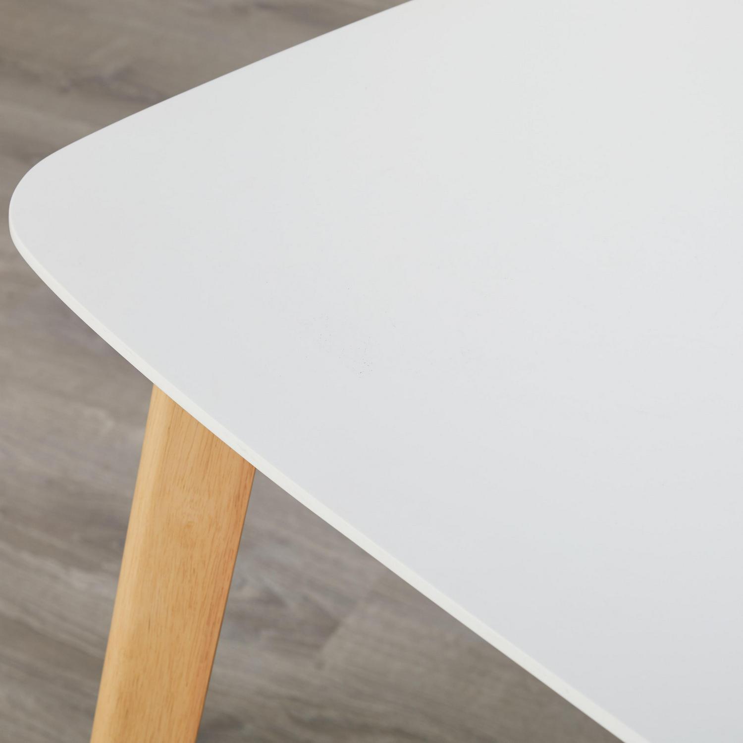 Simple Living Modern Dining Table - White - Image 4
