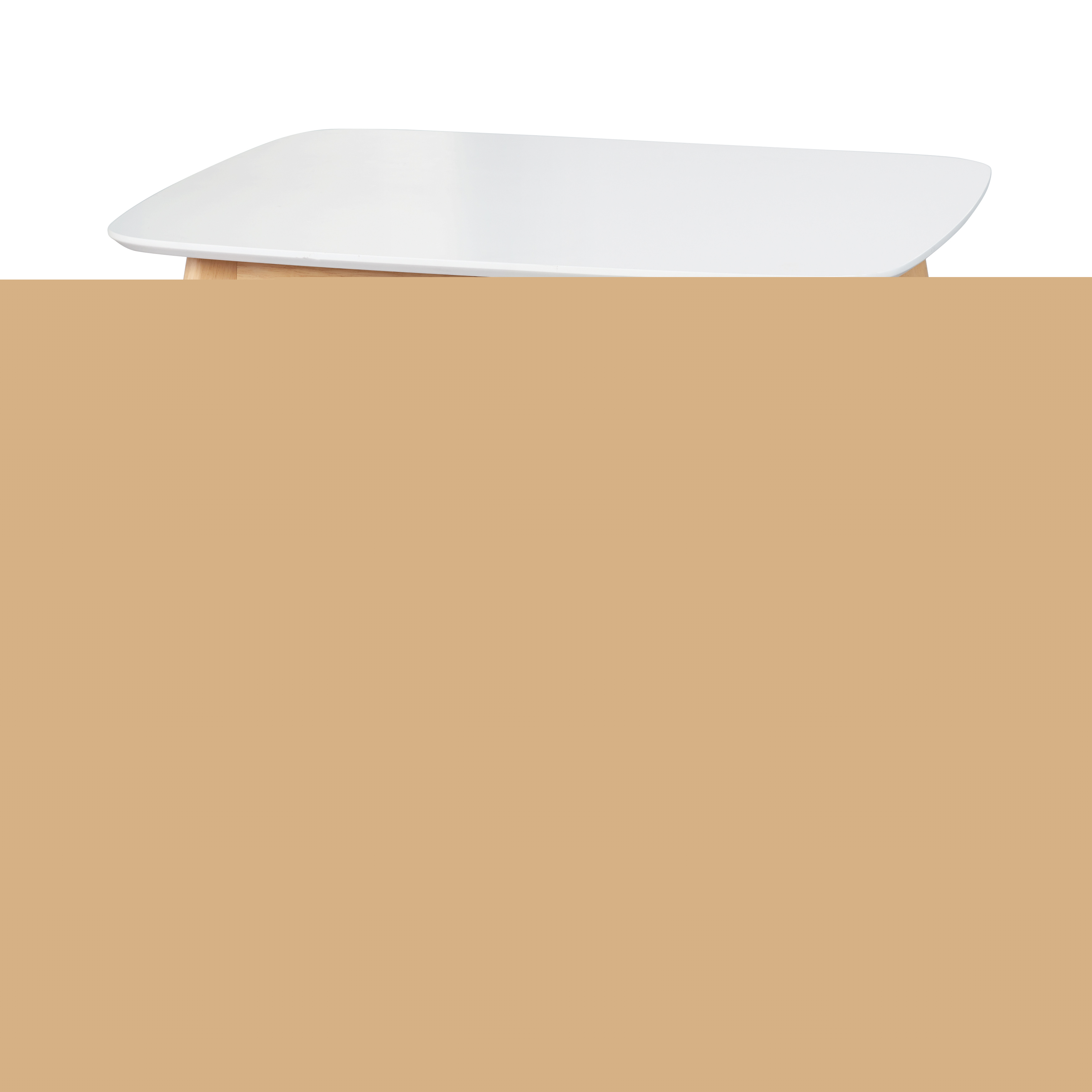 Simple Living Modern Dining Table - White - Image 2